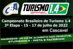 3ª Etapa Turismo 1.4 Brasil será em cascavel,